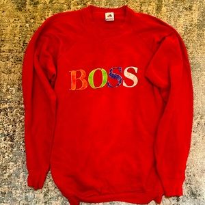Vintage Hugo Boss Bootleg Crewneck Sweatshirt 90’s